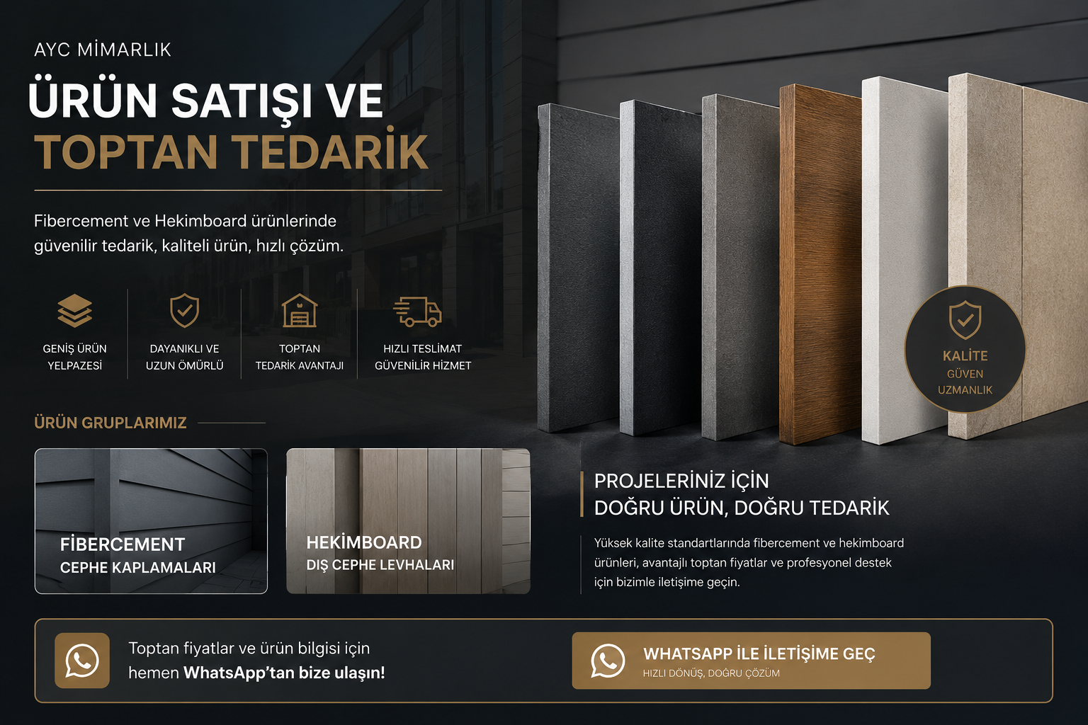 Ürün Satışı ve Toptan Tedarik