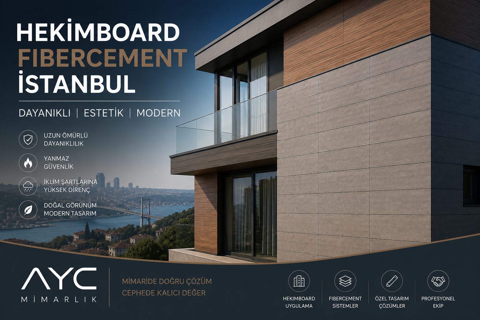 Hekimboard Fibercement İstanbul Fiyatları