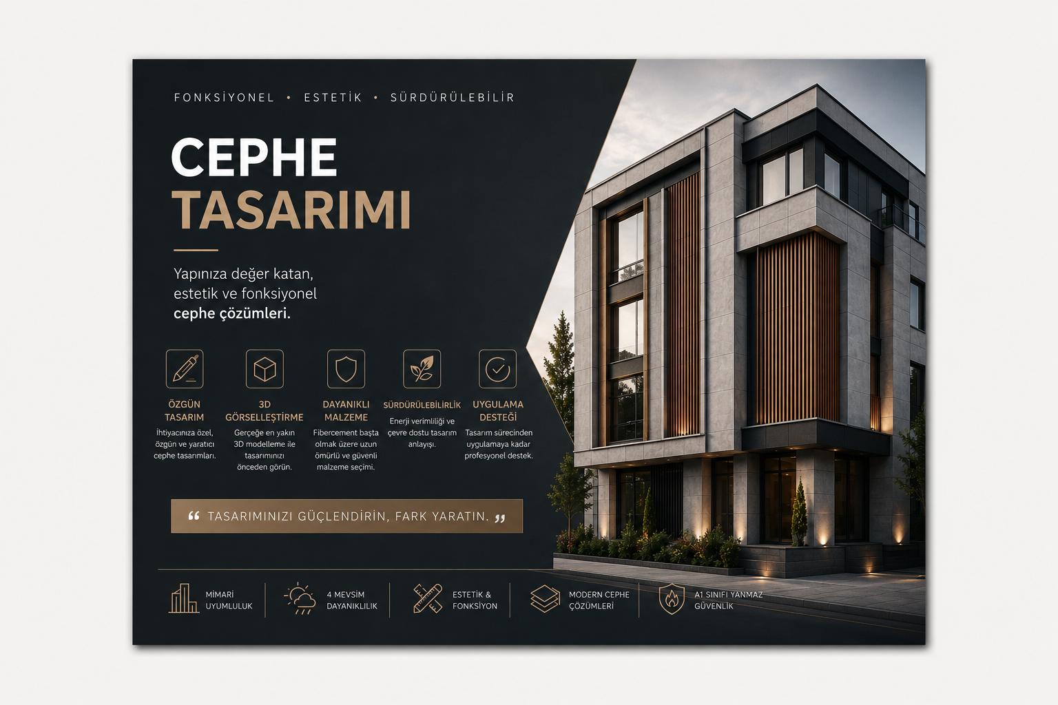 Fibercement Cephe Tasarımı